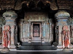 Ellora Caves by Frederik Dawson