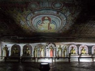 Rangiri Dambulla Cave Temple by Michael Turtle