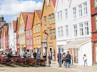 Bryggen by Michael Turtle