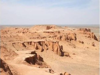 Cretaceous Dinosaur Fossil Sites in the Mongolian by Michael Novins