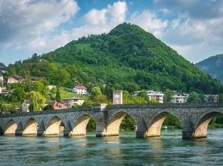 Mehmed Paša Sokolović Bridge by Gary Arndt