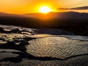 Hierapolis-Pamukkale by Michael Turtle