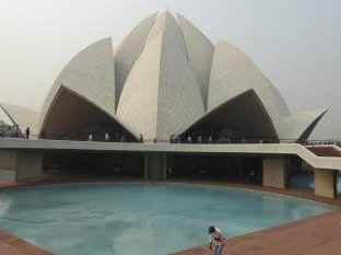 Bahá'í House of Worship at New Delhi by Ralf Regele