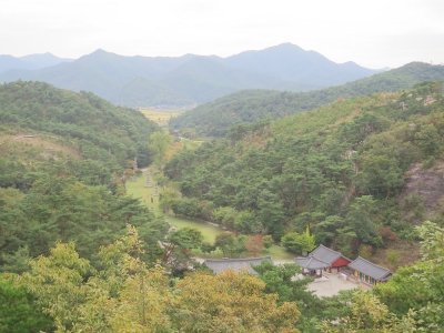 Stone Buddhas and Pagodas at Hwasun Unjusa Temple by Zoë Sheng