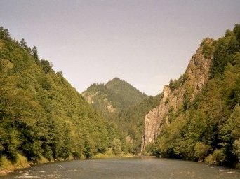The Dunejec River Gorge in the Pieniny Mountains by Matejicek