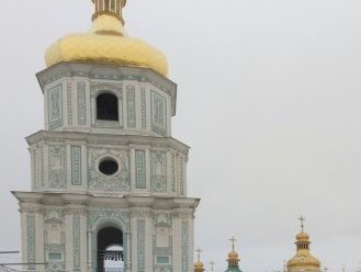 Kyiv Cathedral and Lavra by Tsunami
