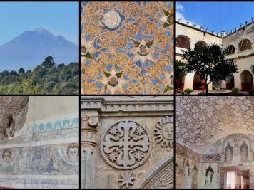 Popocatepetl monasteries by Clyde