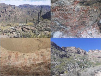 Rock Paintings of the Sierra de San Francisco by Jarek Pokrzywnicki