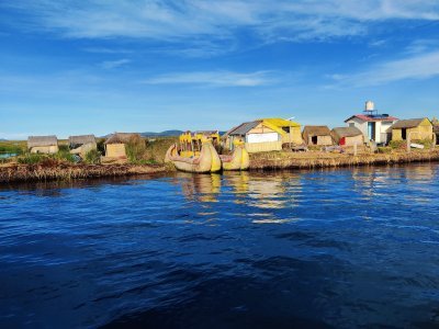 Lake Titicaca by Dennis Nicklaus