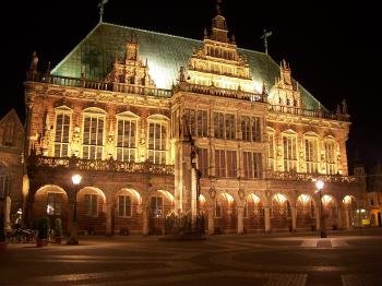 Town Hall and Roland, Bremen by Ian Cade