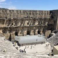 The Theatre and Aqueducts of the Ancient City of A